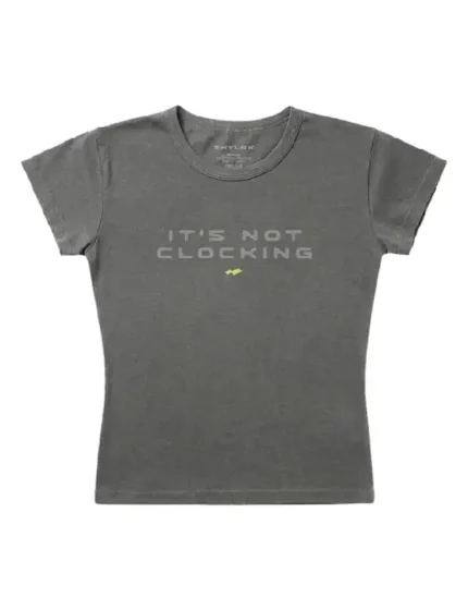 SKYLRK Coachella It’s Not Tee Clocking ‘Grey’